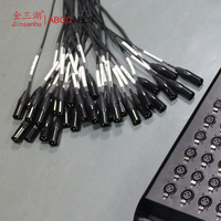 Câble multipaire XLR 32 canaux ABCCABLS pour scène, audio/vidéo, DMX/audio/alimentation, multipaire XLR mâle-femelle pour microphones multiples