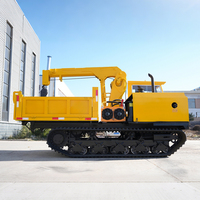 Meilleures ventes CE 8 tonnes Mini dumper sur chenilles pour chantier de construction, travaux de boue et de béton, à vendre