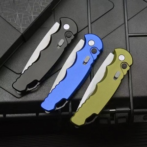 Cuchillo Plegable Multifuncional Personalizable PT D2 OEM, para Supervivencia al Aire Libre, Camping, Bricolaje, Mango de Aleación de Aluminio, HK 193mm - Product Image 3