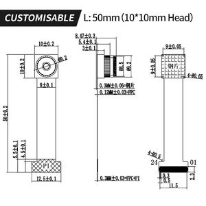 BF3031 0.5MP 120fps Global Shutter DVP <b>Camera</b> Module for High-Speed Barcode Scanner Logistics Sorting - Product Image 4