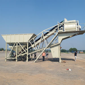 Fabrik preis Mobile Beton mischa nlage Preis 25 M3/h Mobile Beton mischa lagen Fertig mischa nlage zum Verkauf - Product Image 4
