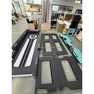 Mercedes Sprinter W907 OEM <b>Interior</b> Kit Teal Quilted Style Illuminated Ceiling Blue Custom - Product Image 2
