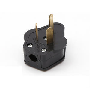 Enchufe de tres polos 10A 250V con conexión a tierra estándar, material ABS, para uso en estilo australiano y chino. - Product Image 1