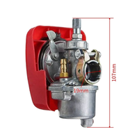 Carburateur de moteur 2 temps durable haute performance 48cc 49cc 50cc 60cc 66cc 80cc pour moto, VTT, kart avec filtre à air