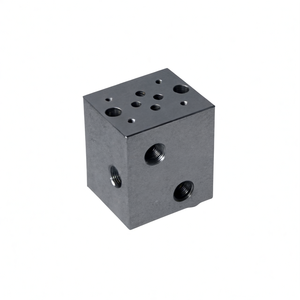 วาล์วไฮดรอลิกแบบเสียบปลั๊กแม่เหล็กไฟฟ้าสำหรับงานมืออาชีพ บล็อกแมนิโฟลด์ไฮดรอลิก - Product Image 1