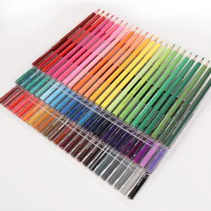 Daubigny 72 قطعة القائمة على النفط طقم أقلام رصاص ملونة الممتاز أقلام الرسم مجموعة أقلام رصاص ملونة //