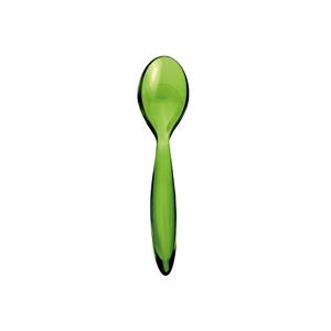 Gnali & Zani <b>Egg</b> Spoon Pico Pack Of 6 Green <b>Plastic</b> Utensil For Breakfast Use - Product Image 1