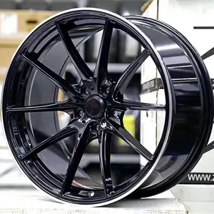 Roues uniques de voiture design à la mode, pneus pour voitures de 14 15 16 pouces, machine noires, face jwl via roues, accessoires véhicule, 2020