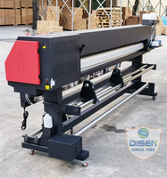 Máquina de impresión de pancartas de gran formato Disen, impresora Plotter, pegatina, Impresión de vinilo de 2,5 m, cabezal de impresión xp600 dx5, impresora eco solvente