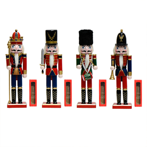Navidad Trang Trí Nội Thất Của Gỗ <span class=keywords><strong>Nutcracker</strong></span> Soldier Búp Bê Giáng Sinh Bức Tượng Đồ Chơi Trang Trí Trong Santa Hình Dạng Chất Lượng Cao Sản Phẩm Bằng Gỗ - Product Image 6