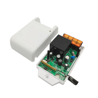 Mando a distancia de 220V y 80A, receptor blanco, 433 MHz, transmisor inalámbrico de Control remoto RF