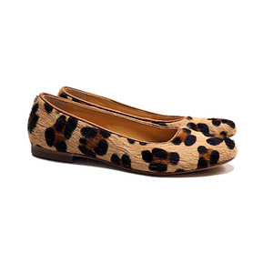 CHOOZII scarpe Casual di fascia alta donna donna crine di cavallo stampa leopardata Slip On <span class=keywords><strong>ballerine</strong></span> - Product Image 1