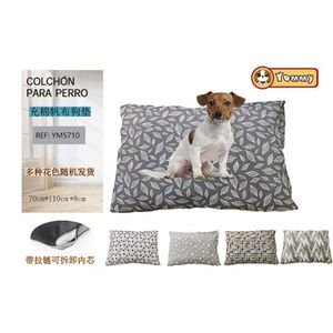 Cuscino per Animali Domestici in Cotone 70X110X8cm 8cm, Lettini Confortevoli per Animali - Product Image 1