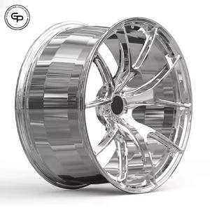 Velg Mobil Penumpang GPW Custom Forged Rims Chrome/Polished Deep Concave 5x112 5x114.3 5x120 18 19 20 21 22 Inch Forged <span class=keywords><strong>Wheels</strong></span> - Product Image 1