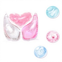 Lessives en capsules 3-en-1 : Élimination puissante des taches, nettoyage en profondeur concentré, parfum floral fruité pour les vêtements