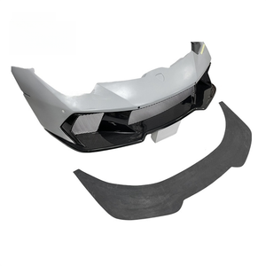 Pare-chocs avant, pare-chocs arrière et jupes latérales en fibre de carbone sèche de style Lamborghini <span class=keywords><strong>Huracan</strong></span> LP580 LP610 - Product Image 2