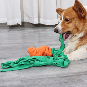 Jouets à mâcher pour animaux de compagnie, jouets en peluche durables personnalisés pour chiens, jouets éducatifs à tirer, <span class=keywords><strong>chou</strong></span> et carotte, caractéristique écologique - Product Image 4