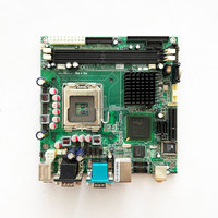 AXIOMTEK SBC86808 SBC86807 SBC86834 SBC86834 REV.A3 Pentium 4 komputer tertanam semua dalam satu Mini ITX papan tampilan ganda digunakan