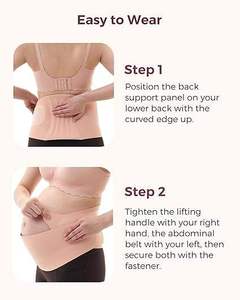 Ceinture de grossesse légère, respirante, protectrice, offrant un bon soutien, invisible et portable pour les femmes enceintes - Product Image 2