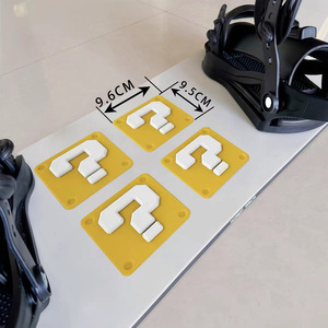 Tapis antidérapant en silicone Stomp Pads 9,6 cm x 9,5 cm pour snowboard, accessoires de sports d'hiver - Product Image 1