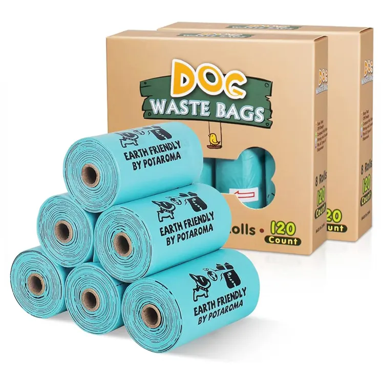 Bolsa de basura de plástico LDPE, bolsas de basura, bolsas de basura de 35 litros biodegradables, bolsas para caca de perro, compostables biodegradables