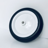 Roue en mousse EVA en plastique de 3,5 pouces pour poussette et chariot de bébé