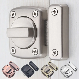 Loquet de confidentialité universel pour porte d'armoire, verrou coulissant en alliage de zinc, boulons de sécurité durables - Product Image 1