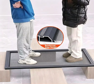 Mosquitera Moderna de Aluminio con Malla de Diamante, Autoinstalable, Deslizante e Inclinable para Ventana de Dormitorio, Longitud Personalizable - Product Image 4