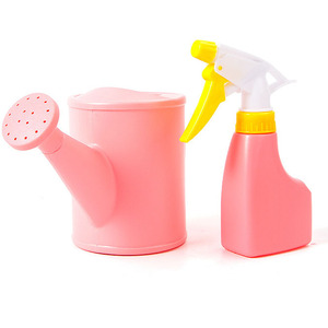 थोक हॉट सेलिंग 8 पीसी शोवेल रेक फोर्क बच्चों रंगीन प्लास्टिक हाथ बच्चों को बैग एप्रोन डिय ओएम के साथ सेट - Product Image 3