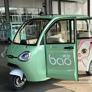 China Hot Sell Passenger Tricycles Haibao Fenghuang 3 Wheel Electric High Speed Taxi Trike Rickshaw Electric Tricycle