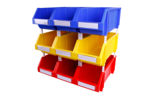 인기 플라스틱 적재형 창고 보관함 플라스틱 스태킹 공구 보관함 산업용 랙 걸이형 플라스틱 통 - Product Image 6