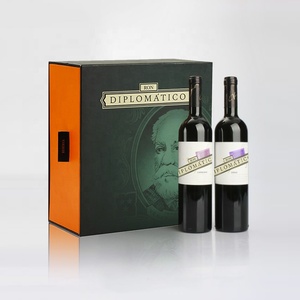 Boîte à vin rouge personnalisée Emballage Bouteille Vin Élégant Velours EVA Insert UV Avantage PVC PET Feuille Matériau pour Emballage de Whisky - Product Image 5