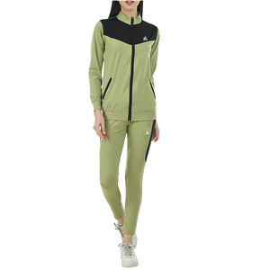 100% coton dames survêtement zippé meilleur matériel goutte épaule haute qualité mode femmes vêtements hiver solide poids lourd - Product Image 4