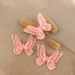 Mariposa bordada Soluble en agua, accesorios de ropa de bordado computarizado, encaje Soluble en agua, código de barras - Product Image 5