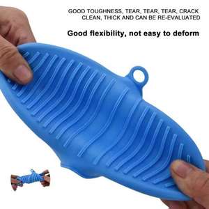 Gants de cuisine, de cuisson et de barbecue résistants à la chaleur 2026, mitaines de four en silicone imprimées, protège-doigts, porte-pot avec pinces - Product Image 4