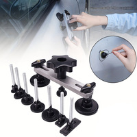 Outils de réparation de bosses de voiture pour tôle, extracteur de bosses en T à largeur réglable, marteau à inertie, kit de marteau à inertie inversé, pistolet à colle, ventouses