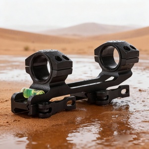 Support de lunette tactique réglable ACUMETA à fixation cantilever, calibrage horizontal, dégagement rapide pour tube de 1 pouce/30 mm, hauteur centrale 1,4 pouce - Product Image 1