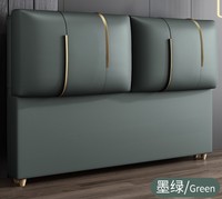 Ensembles de chambre à coucher de luxe modernes pour hôtels, avec lit plateforme capitonné en cuir PU et cadre en bois massif, disponible en tailles King Size, Double et Simple, et avec sommier à lattes.