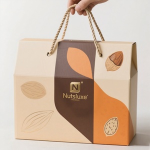 Tùy Chỉnh Màu Sắc In Các Tông Hộp Carton Bao Bì Với Xử Lý Cửa Sổ Cho Các Loại Hạt Trái Cây Sấy Khô Ngày Hộp Quà Tặng Vận Chuyển Bán Buôn - Product Image 4