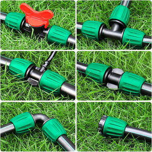Conector de Tubería de Riego por Goteo Xia Ze 16PE Verde, Acoplamiento para Tubería de Agua, para Horticultura, Agricultura, Sistema de Microaspersores - Product Image 5