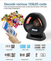 Lecteur de code QR supermarché XB-PS60H Syble Android 2D Scanner de code à barres omnidirection de bureau