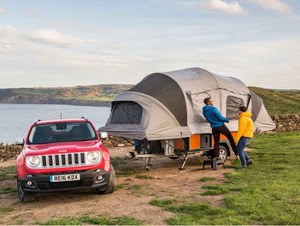 SOAR ST Tente de toit de luxe personnalisée pour camping familial en plein air, remorque de glamping à coque en fibre de verre, imperméable quatre saisons - Product Image 4