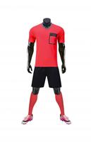 Expédition rapide Conception de poche de haute qualité Maillot de football respirant Kit d'arbitre de football Maillot à vendre