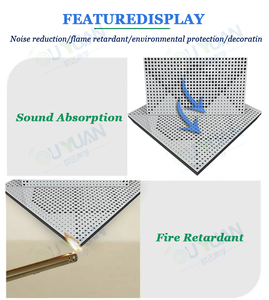 OUYUANマルチファンシオナルホールAuditorium会議室穴あきウッドアコースティックパネル - Product Image 5
