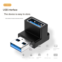 Adaptateur USB Type-C personnalisé DAJIANG OEM 3.2 Gen2 haute vitesse 10 Gbit/s, convertisseur en U à 90 degrés en forme de L pour ordinateur portable, neuf