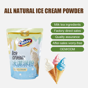 1kg 25kg de poudre de crème glacée molle et dure crémeuse avec thé café saveur d'oeuf sucré avec sucre emballé en sacs - Product Image 1