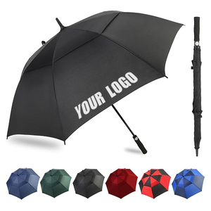 Parapluie de golf promotionnel, parapluie publicitaire à double couche, grand parapluie à long manche, cadeau d'entreprise avec logo personnalisé - Product Image 1
