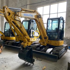 Pelle d'occasion Komatsu PC50, Komatsu PC50MR PC50MR-3 PC55 PC40 PC35 pelle avec bulldozer piste en caoutchouc, mini pelle Komatsu - Product Image 2