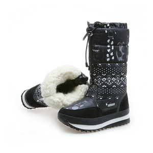 Botas de <span class=keywords><strong>nieve</strong></span> largas con cremallera <span class=keywords><strong>para</strong></span> mujer, suela gruesa, impermeable, <span class=keywords><strong>para</strong></span> invierno - Product Image 6