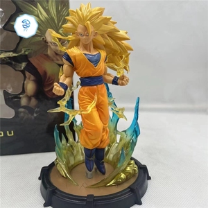 Dragon Balled Zero ODM Modèle Jouet Super Saiyan 3 Super Three Sun Wukong Statue 5cm PVC Anime Ornement Figure Vente en Gros - Product Image 3